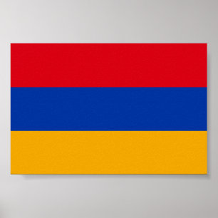 Affiche Drapeau de l'Arménie
