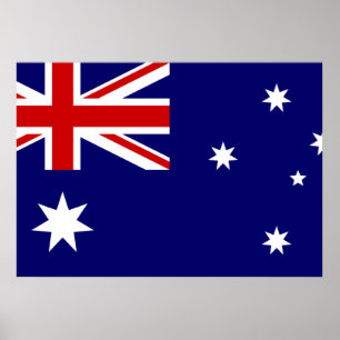 Affiche Drapeau de l'Australie