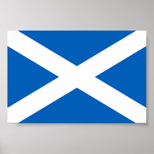 Affiche Drapeau de l'Écosse