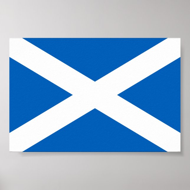 Affiche Drapeau de l'Écosse (Devant)