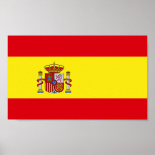 Affiche Drapeau de l'Espagne