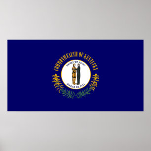 Affiche Drapeau de l'État du Kentucky