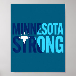 Affiche Drapeau de l'État rebelle du Minnesota 