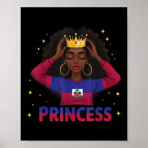 Affiche Drapeau de l'Indépendance de la Princesse Haïtienn