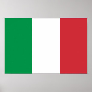 Affiche Drapeau de l'Italie
