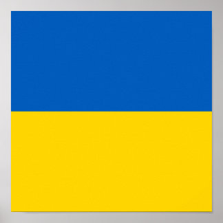 Affiche Drapeau de l'Ukraine