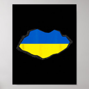 Affiche Drapeau de l'Ukraine 1
