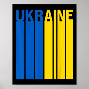 Affiche Drapeau de l'Ukraine 3