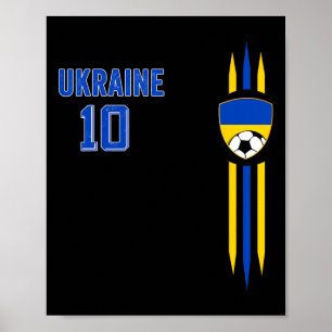 Affiche Drapeau de l'Ukraine Amoureux de la fierté ukraini