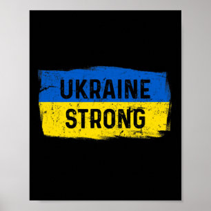 Affiche Drapeau de l'Ukraine Drapeaux ukrainiens cool Homm
