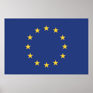 Affiche Drapeau de l'Union européenne