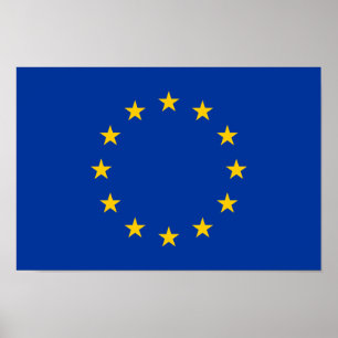 Affiche Drapeau de l'Union européenne