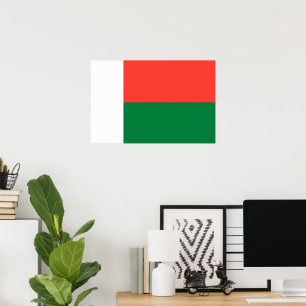 Affiche Drapeau de Madagascar