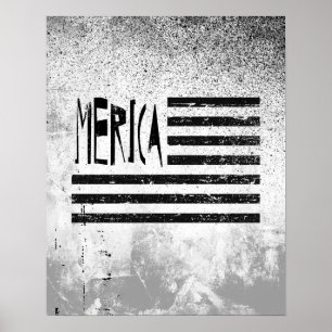 Affiche Drapeau de Merica