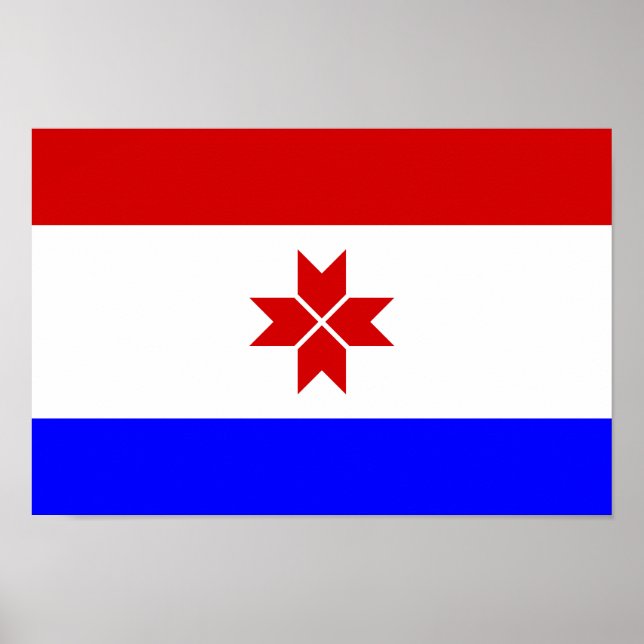 Affiche Drapeau de Mordovie (Devant)