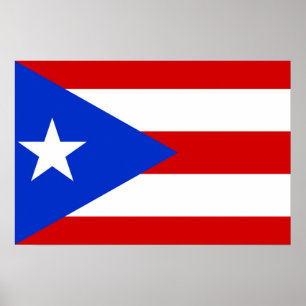 Affiche Drapeau de Porto Rico