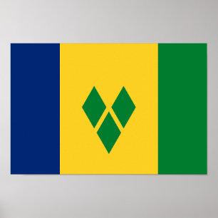 Affiche Drapeau de Saint-Vincent