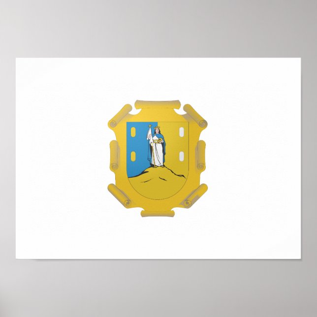 Affiche Drapeau de San Luis Potosi (Devant)