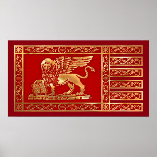Affiche Drapeau de Serenissima de La