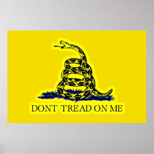 Affiche Drapeau de spécialité de drapeau de Gadsden (ne