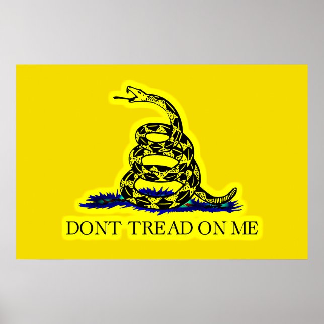 Affiche Drapeau de spécialité de Gadsden (Dont Tread On Me (Devant)