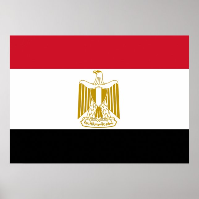 Affiche Drapeau d'Egyptian (Devant)