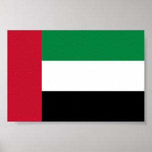 Affiche Drapeau des Émirats arabes unis