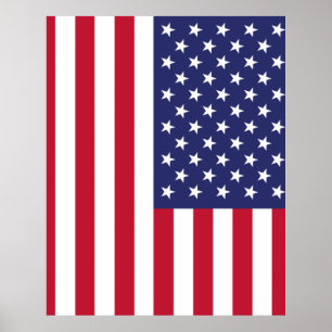 Affiche Drapeau des États-Unis d'Amérique