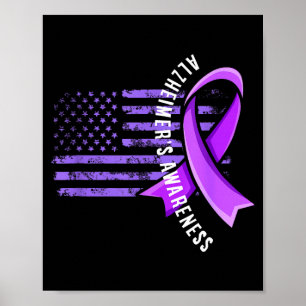 Affiche Drapeau des États-Unis équipe de soutien pour la s