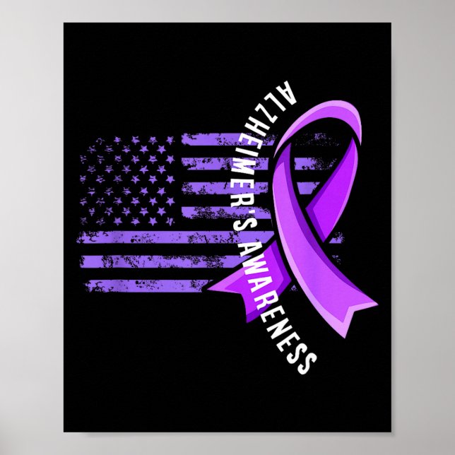 Affiche Drapeau des États-Unis équipe de soutien pour la s (Devant)