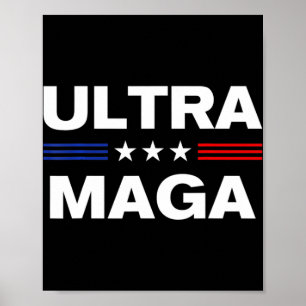 Affiche Drapeau des États-Unis Ultra Maga 3