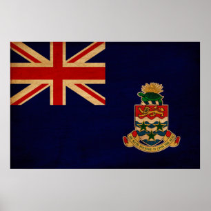 Affiche Drapeau des Îles Caïman