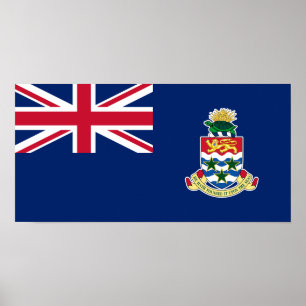 Affiche Drapeau des îles Caïmans