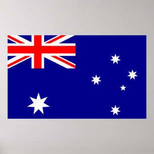 Affiche Drapeau des îles Heard et McDonald