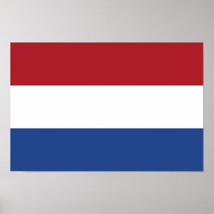 Affiche Drapeau des Pays-Bas