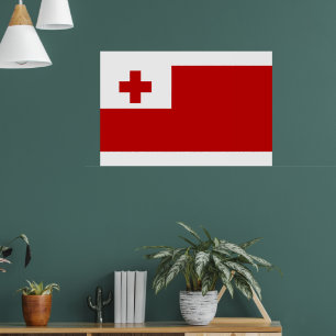 Affiche Drapeau des Tonga