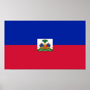 Affiche Drapeau d'Haïti
