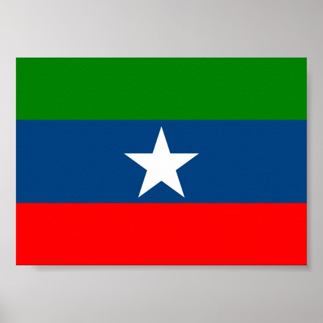 Affiche Drapeau d'Ogaden (Devant)