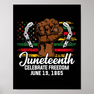 Affiche Drapeau Drapeau Drapeau Jour de l'Émancipation Noi