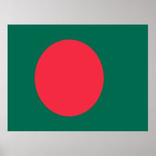Affiche Drapeau du Bangladesh