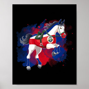 Affiche Drapeau du Costa Rica
