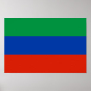 Affiche Drapeau du Daghestan