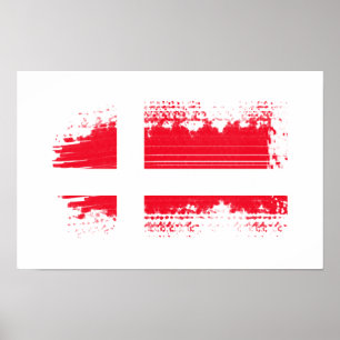 Affiche Drapeau du Danemark