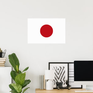 Affiche Drapeau du Japon