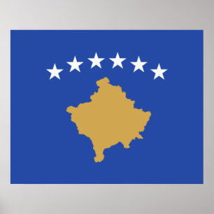 Affiche Drapeau du Kosovo