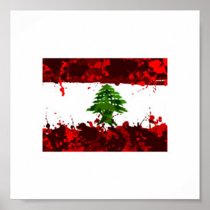 Affiche Drapeau du Liban