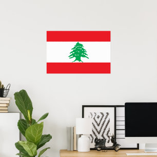 Affiche Drapeau du Liban