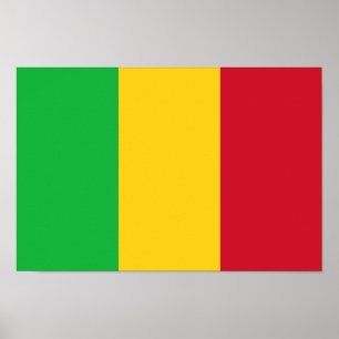 Affiche Drapeau du Mali