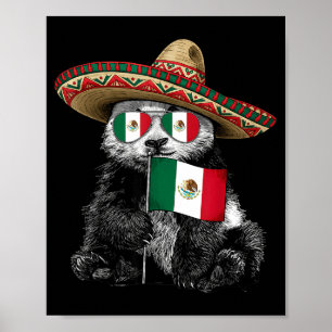 Affiche Drapeau du Mexique fierté mexicaine racines mexica