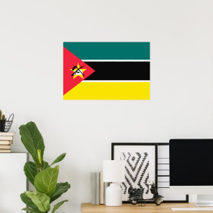 Affiche Drapeau du Mozambique
